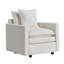 Fauteuil de lecture rembourré en tissu-879411428