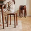 Solid + Manufactured Wood Accent Stool