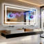 Miroir de salle de bain Led
