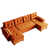 Orange Chenille est en rupture de stock
