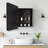 20X28 Inch Black Metal Framed Wall Mount Or Recessed Bathroom Medicine Cabinet With Mirror-674216684-674216686