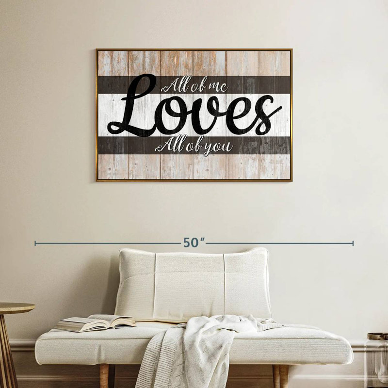 Plaque murale «All Of Me», 37 po x 25 po, Cadre flottant doré