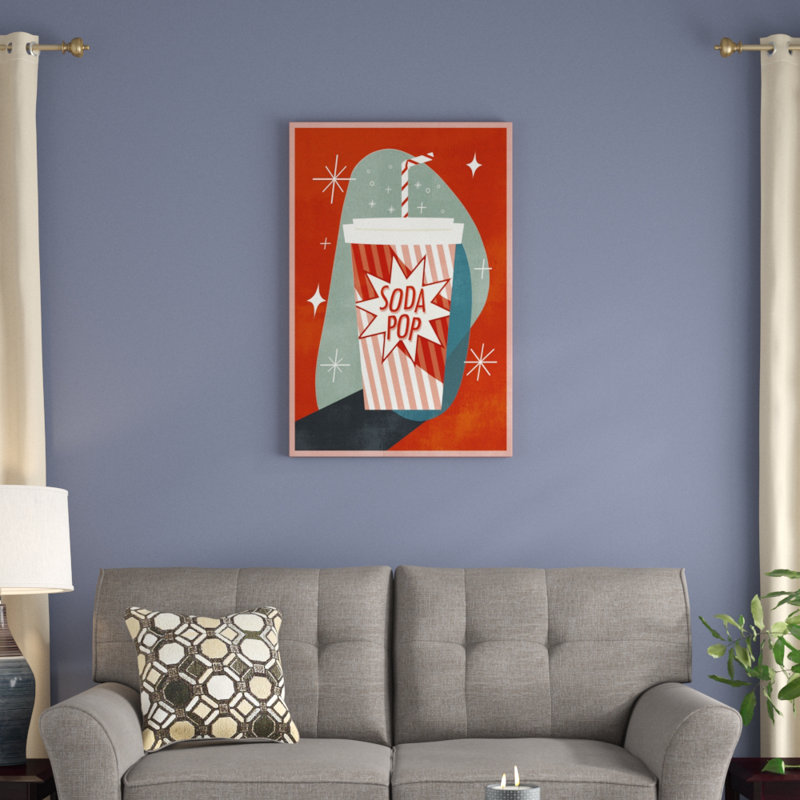 «Retro Refreshments II» par Victoria Borges, reproduction d'art sur toile, H 36 po x l 24 po, Toile tendue