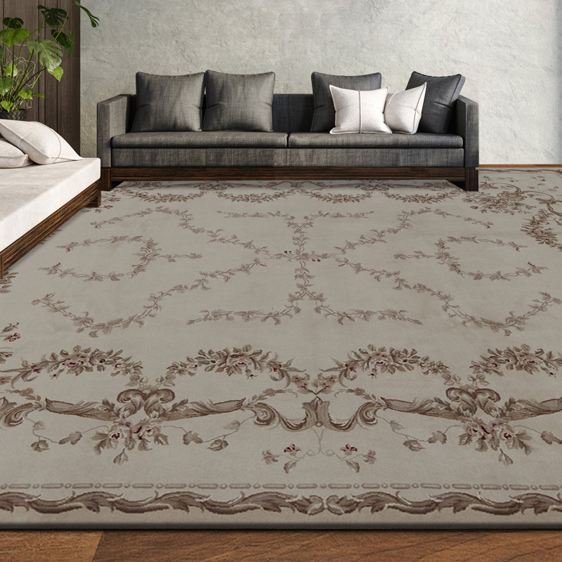 Tapis rectangulaire noué à la main