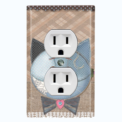 Patterned Standard Wall Plate
