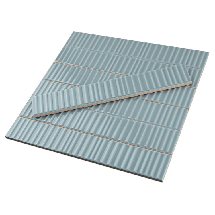 Nova 1.97 in. X 11.81 in. Polished Ceramic Subway Wall Tile