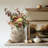 Rustic Antiqued 12.4-Inch Round Bouquet Terracotta Vase-1499705147