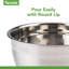 Tovolo Stainless Steel Small Mixing Bowl 1.5 Quart Metal Kitchen Prep Bowl