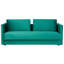 Amilcar 3 Seater Velvet Sofa Bed-2112535904