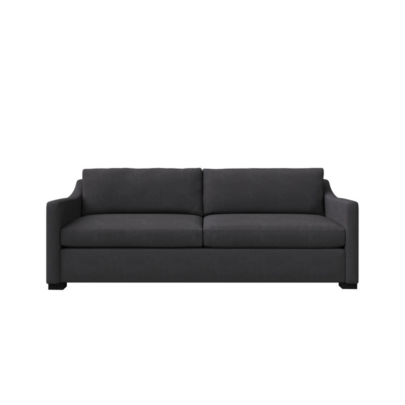 Adreille Upholstered 95'' Sofa, Charcoal Revolution®