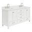 Meuble-lavabo double autoportant de 67 po avec plateau en quartz Cambridge-132281593-90865186