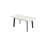 47.1"-63.1" Extendable Dining Table For 4-8 People,Faux Marble MDF Kitchen Table 