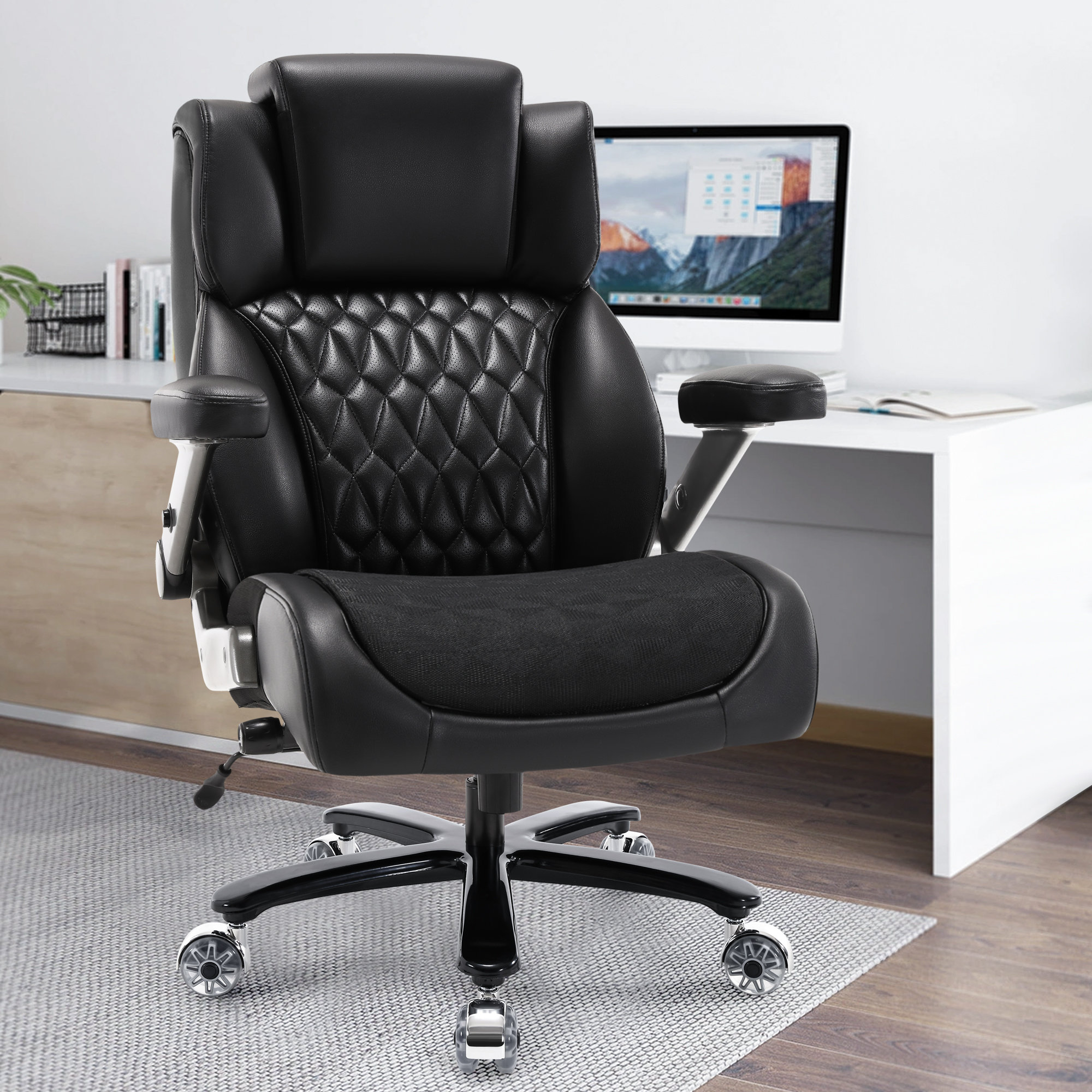 Kneeling Chair 500lbs Big Tall Office Chair Mesh Back