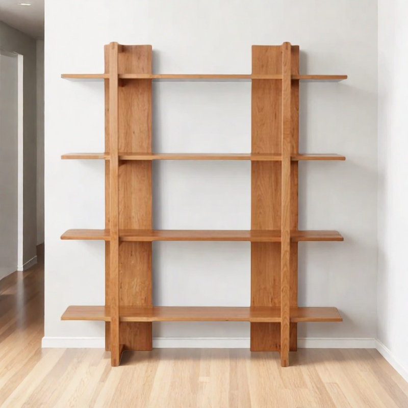 Bibliothèque Home Home, (4 tablettes) H 62,9 po x l 39,3 po x P 11,8 po, Brun