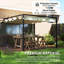 3m x 3m Metal Pergola-749029391