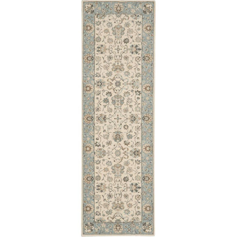Crownover Wool Oriental Indoor Rug, Runner 2'6" x 8'
