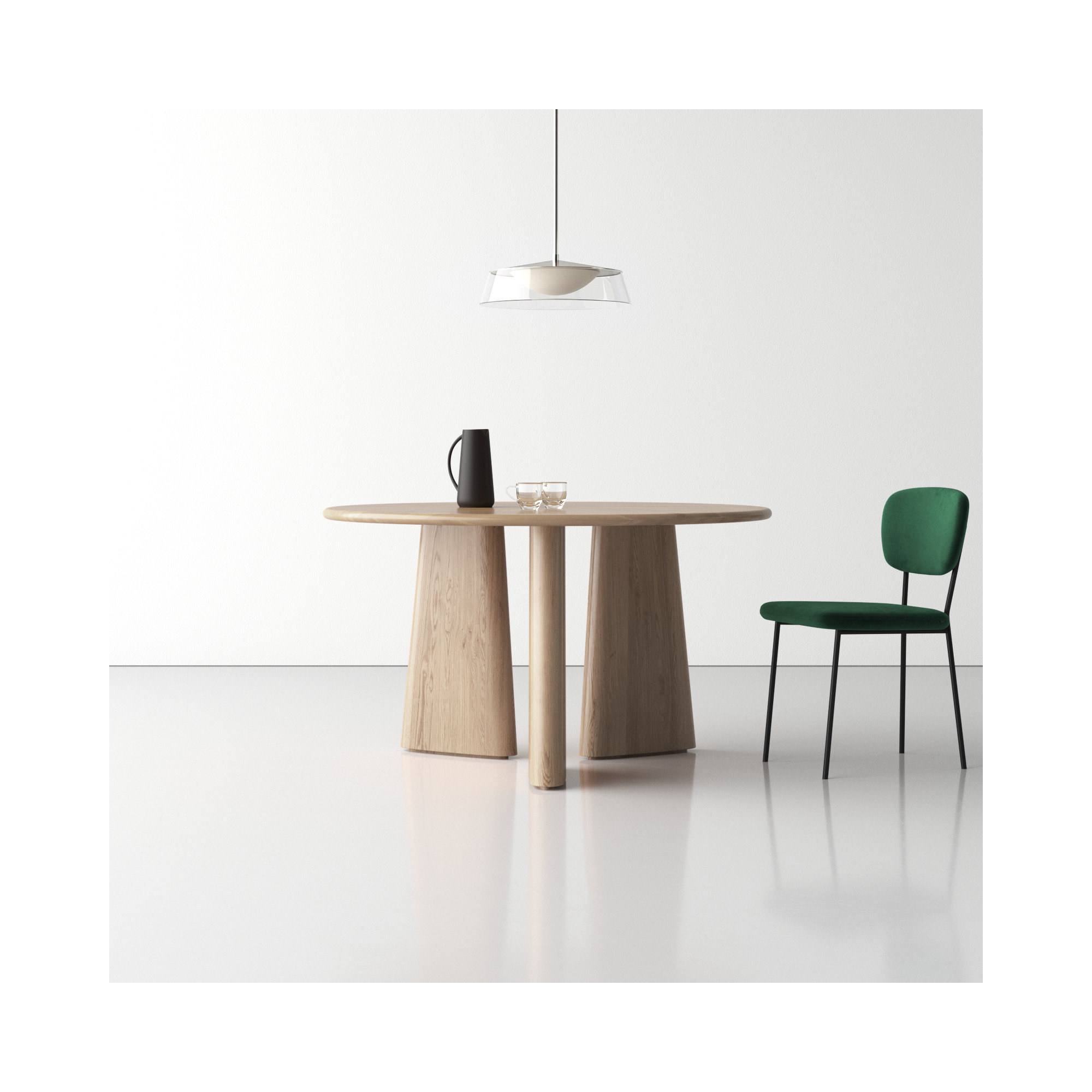 Daymon 52'' Round Dining Table