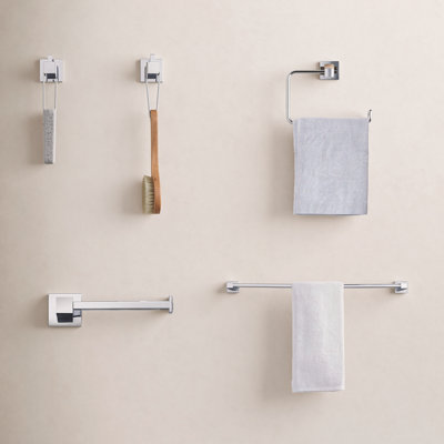 Cube 5-Piece Bathroom Hardware Set