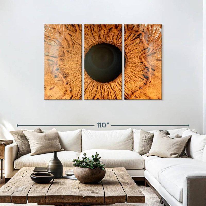 Alcaraz Brown Iris, 48" H x 74" W