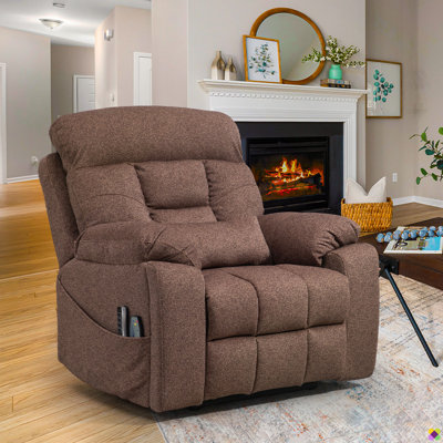 Vayun 40.94"W Chenille 4 Motors Liftable Recliner, Adjustable Headrest by Red Barrel Studio