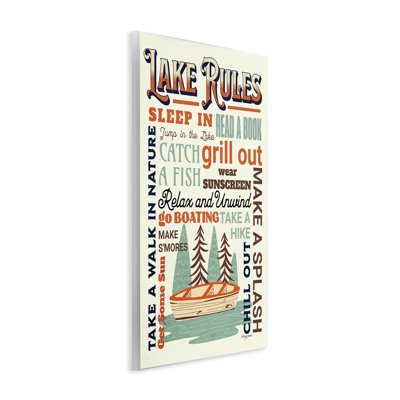 "Lake Rules", activités murales par Marla Rae