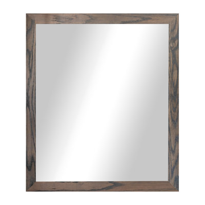 Miroir en bois franc Ebark Designs Ebark - chêne rouge 2 po