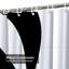 Rideau de douche abstrait avec 12 crochets-2021424079