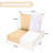 Fade Resistant Outdoor Chair Cushions Set Of 2, Deep Seat Patio Cushions 24 X 28 With Removable Cover, 28D High Resilience Foam Replacement Outdoor Seat Cushions With For Sofa, Adirondack Chair, Sectional,Khaki-124896515-124896510