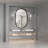 Chachi Metal Oval Mirror-42588504