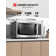 TOSHIBA 1.6 Cu.ft Countertop Microwave Oven, Inverter, Smart Sensor, 13.6" Turntable, 1250W, Silver