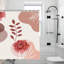 Rideaux de douche Dusty Rose Botanical Art, 71 × 71-457368906