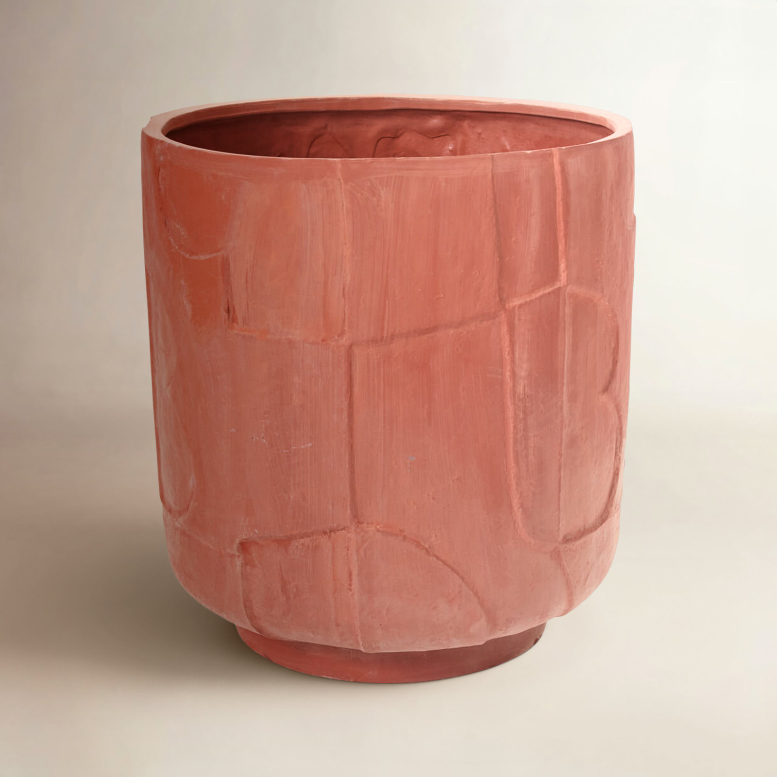 Abrahamson Ceramic Pot Planter, 17.25" H x 16" W x 16"D