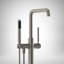 Robinet de baignoire autoportant à poignée simple avec inverseur-121579578