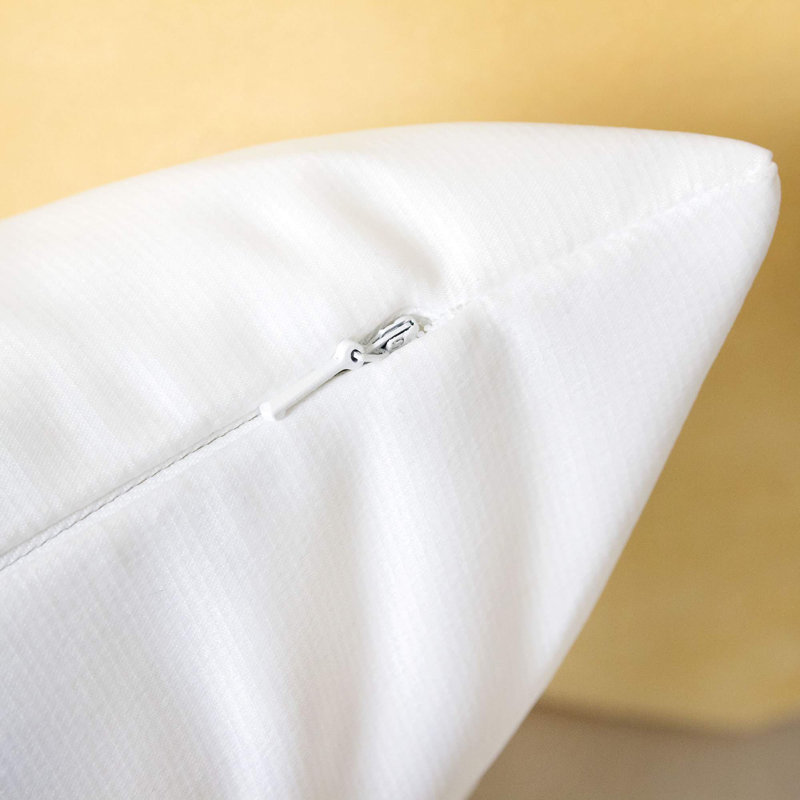 Coussin intérieur / extérieur Evlyn, Blanc