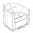 Aunna Nailhead Swivel Barrel Chair-945763979