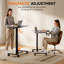 Table de chevet réglable au-dessus du lit avec roues verrouillables, bureau pneumatique portable pour ordinateur portable, petite table portative à roulettes portable pour utilisation à domicile-1932508240-1932508242