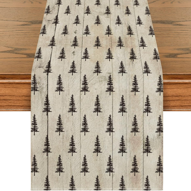 Lilibet Christmas Table Runnner, Brown