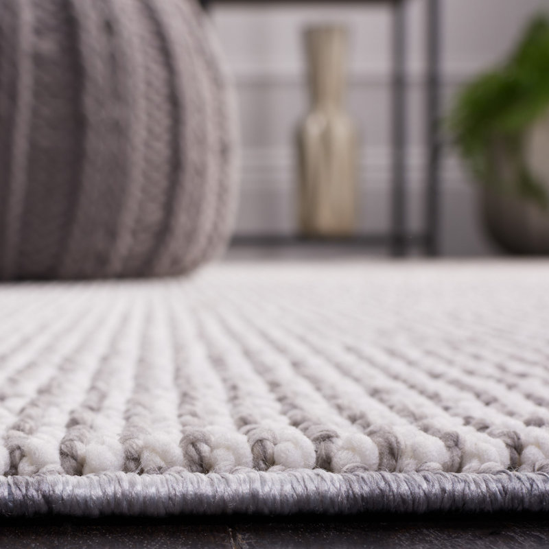 Tapis en jute tissé à la machine Croland, Carré 6 pi 7 po
