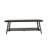 Drummond Solid Pine Coffee Table with Open Storage Shelf and Dark Metal X-Frame-146541653