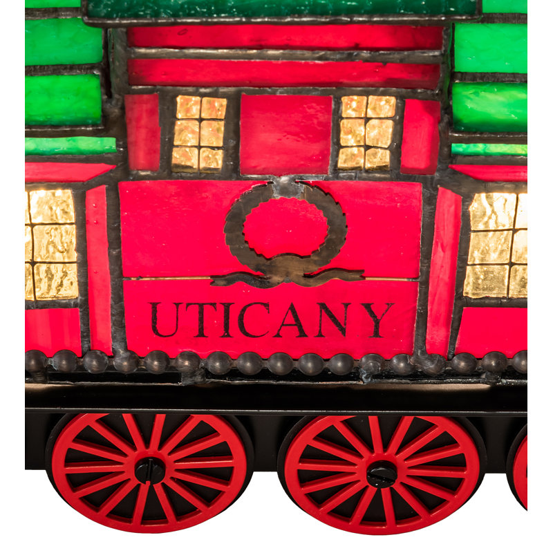 9'' Transportation Themed Lighted Art Glass