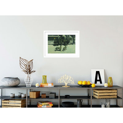 The Call for Help by Frederic Remington -Framed Giclee Print