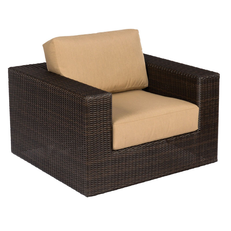Montecito Outdoor Swivel Lounge Chair, Augustine Gravel
