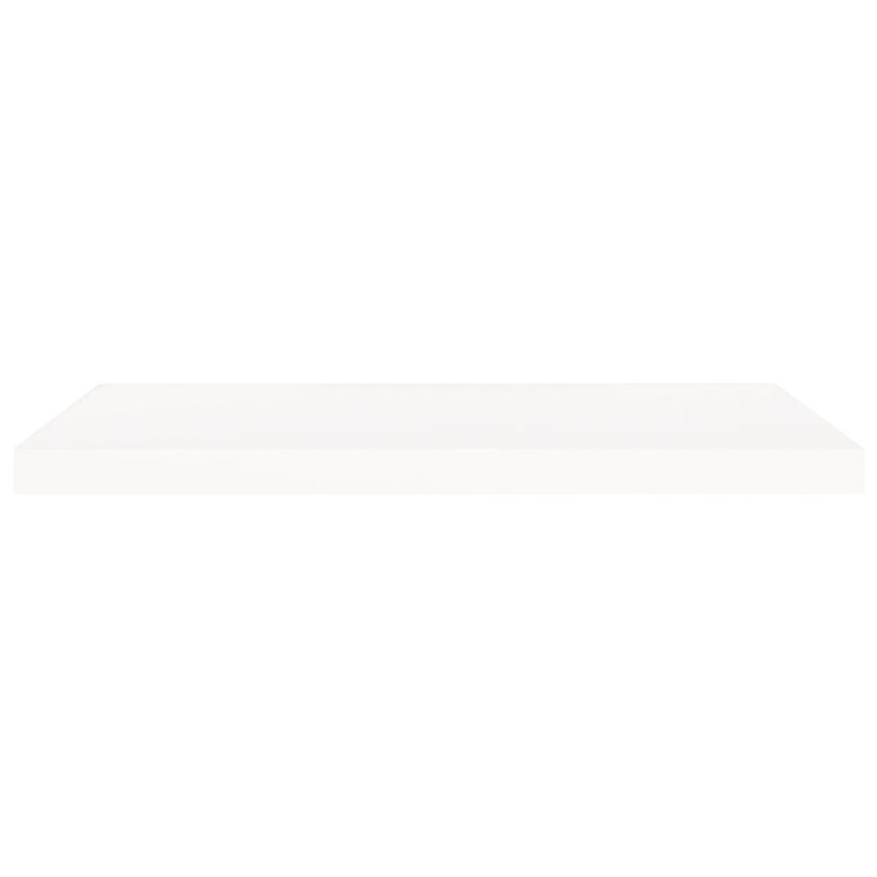 Bridgeville 2 Piece Floating Shelf, 3.8 cm H x 80 cm W x 23.5 cm D, Ivory