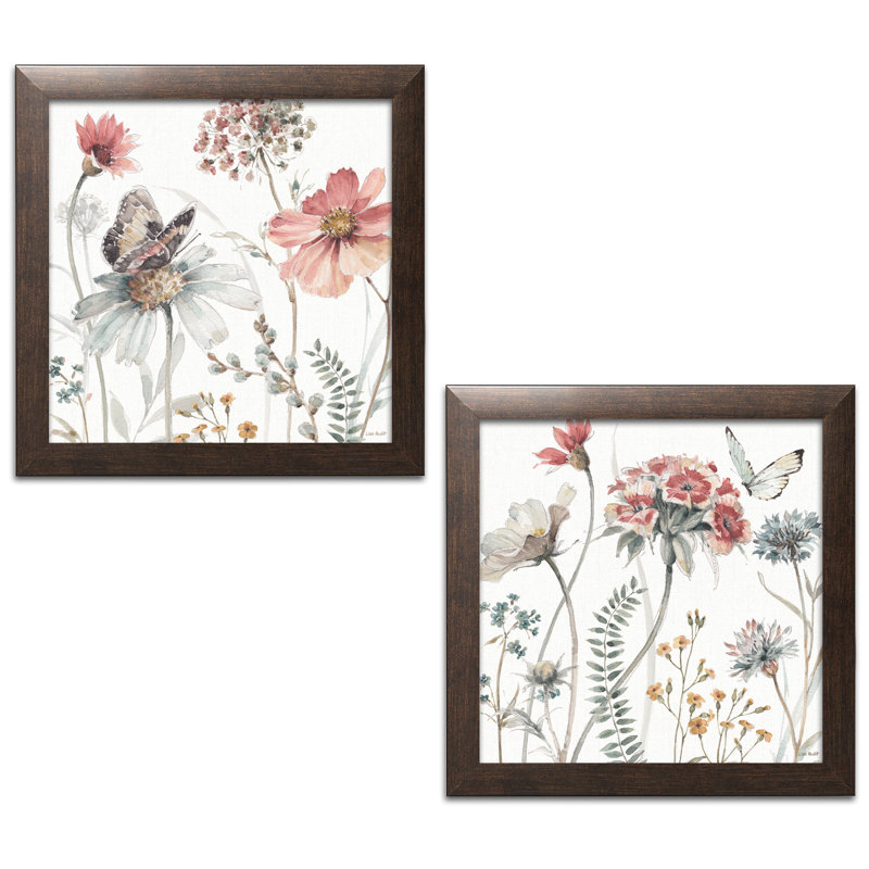 « a country week ii », ensemble de 2 reproductions d’art de peinture à l’aquarelle, H 12 po x l 12 po x P 0,75 po