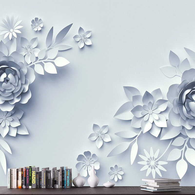 Peel & Stick Floral Border, 100" L x 144" W