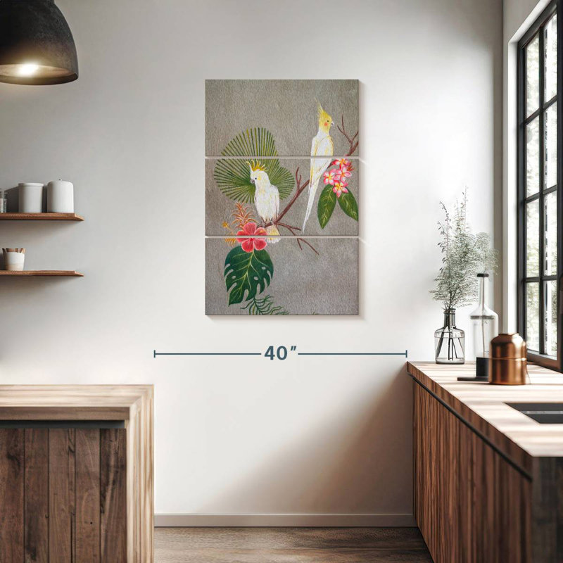 Brampt Cockatoo, 38" H x 24" W