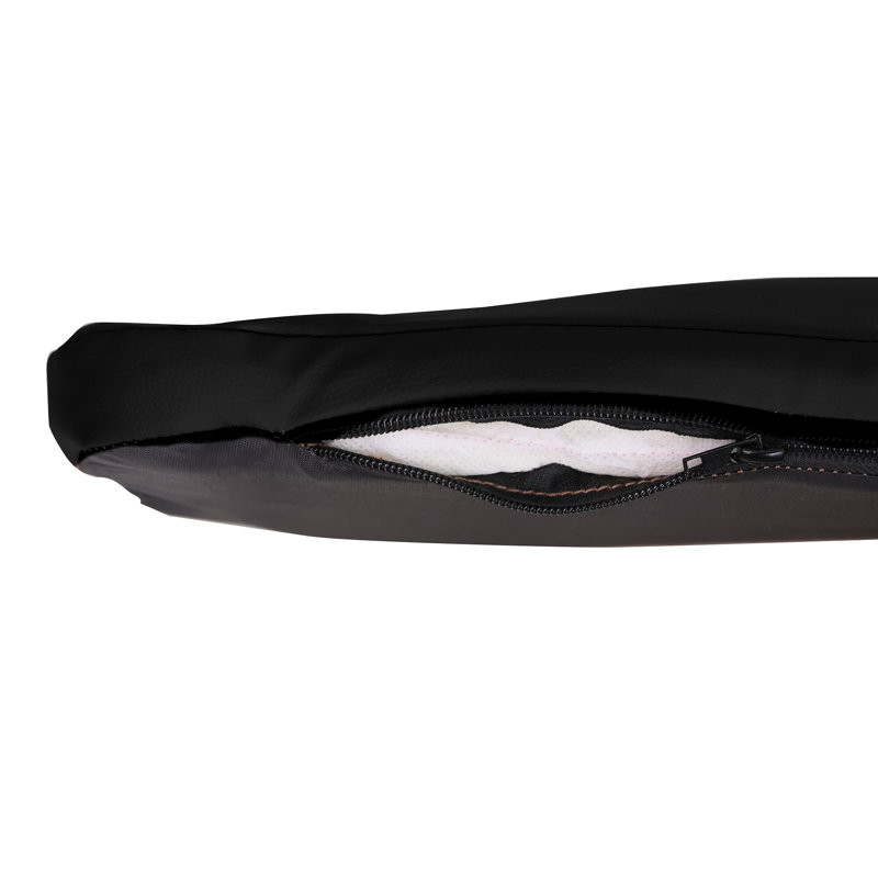 Canapé pour chien Filoteia avec revêtement amovible, L 25,60 po x P 17 po x H 9,84 po, Noir, noir, noir, noir