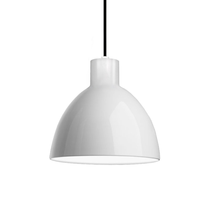 Chroma 1 - Light Black LED Single Pendant, 130.75" H x 11.75" W x 11.75" D, White