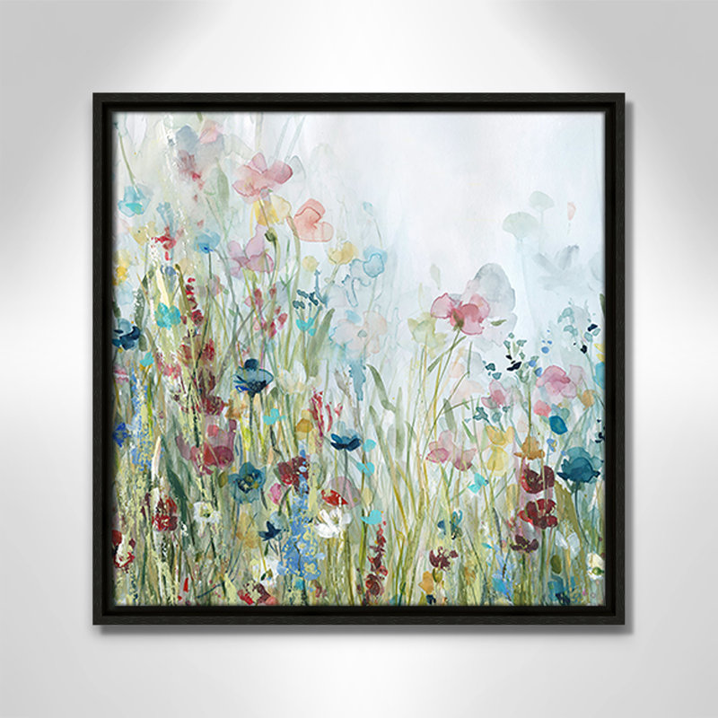 Collection Wildflower Meadow «Wildflower Meadow» par Carol Robinson, Espresso, H 17,5 po x l 17,5 po x P 2 po