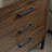 Kaveah Solid + Manufactured Wood Rustic Wood Side Table with AC/USB in Distressed Riverstone